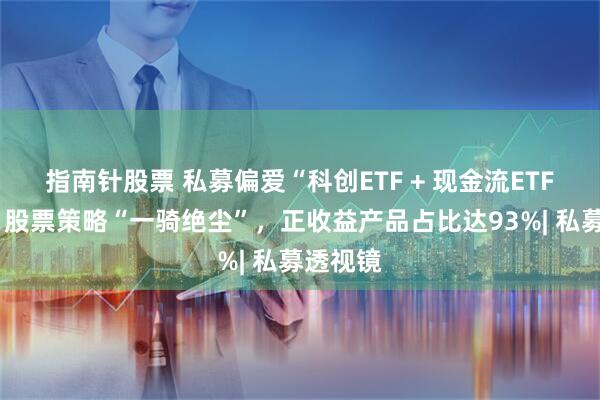 指南针股票 私募偏爱“科创ETF + 现金流ETF”！8月股票策略“一骑绝尘”，正收益产品占比达93%| 私募透视镜